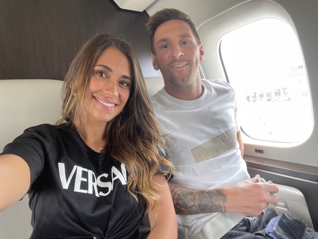 vợ chồng Messi